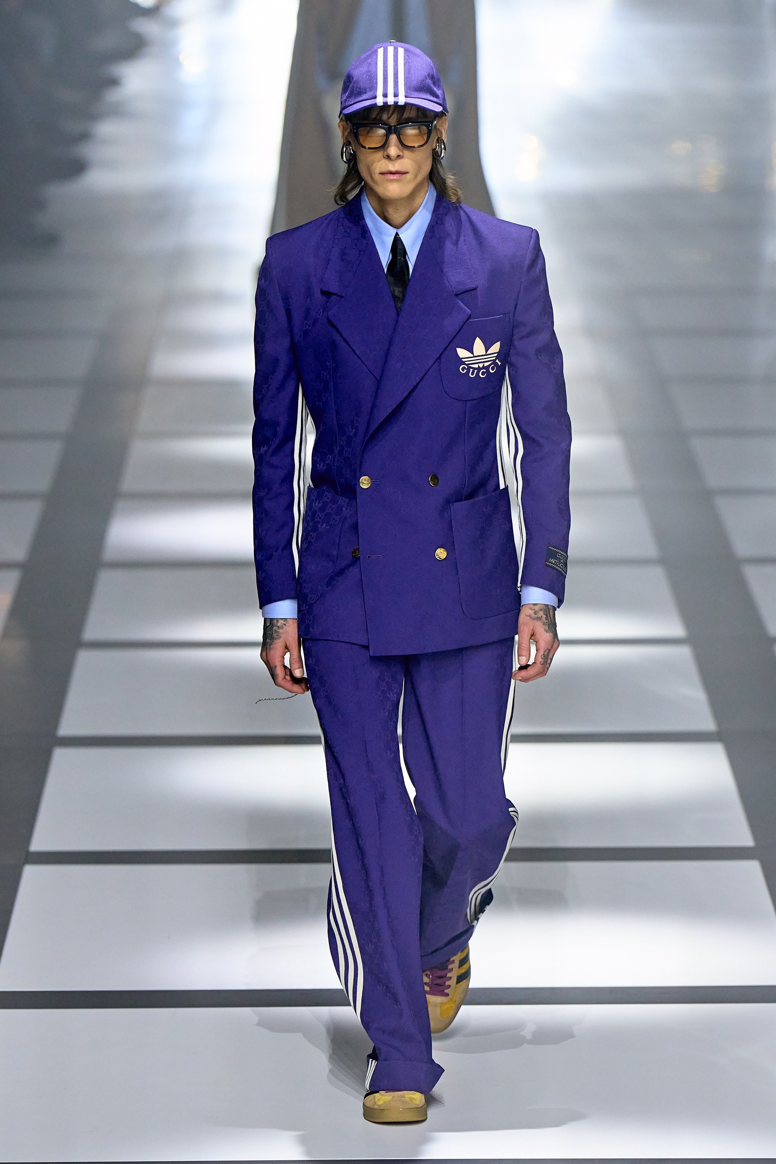Gucci collaborates with Adidas in a tailored sportswear matrimony